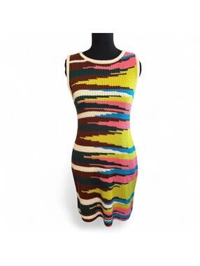 Strut & Bolt Multicoloured Knit Dress Size S